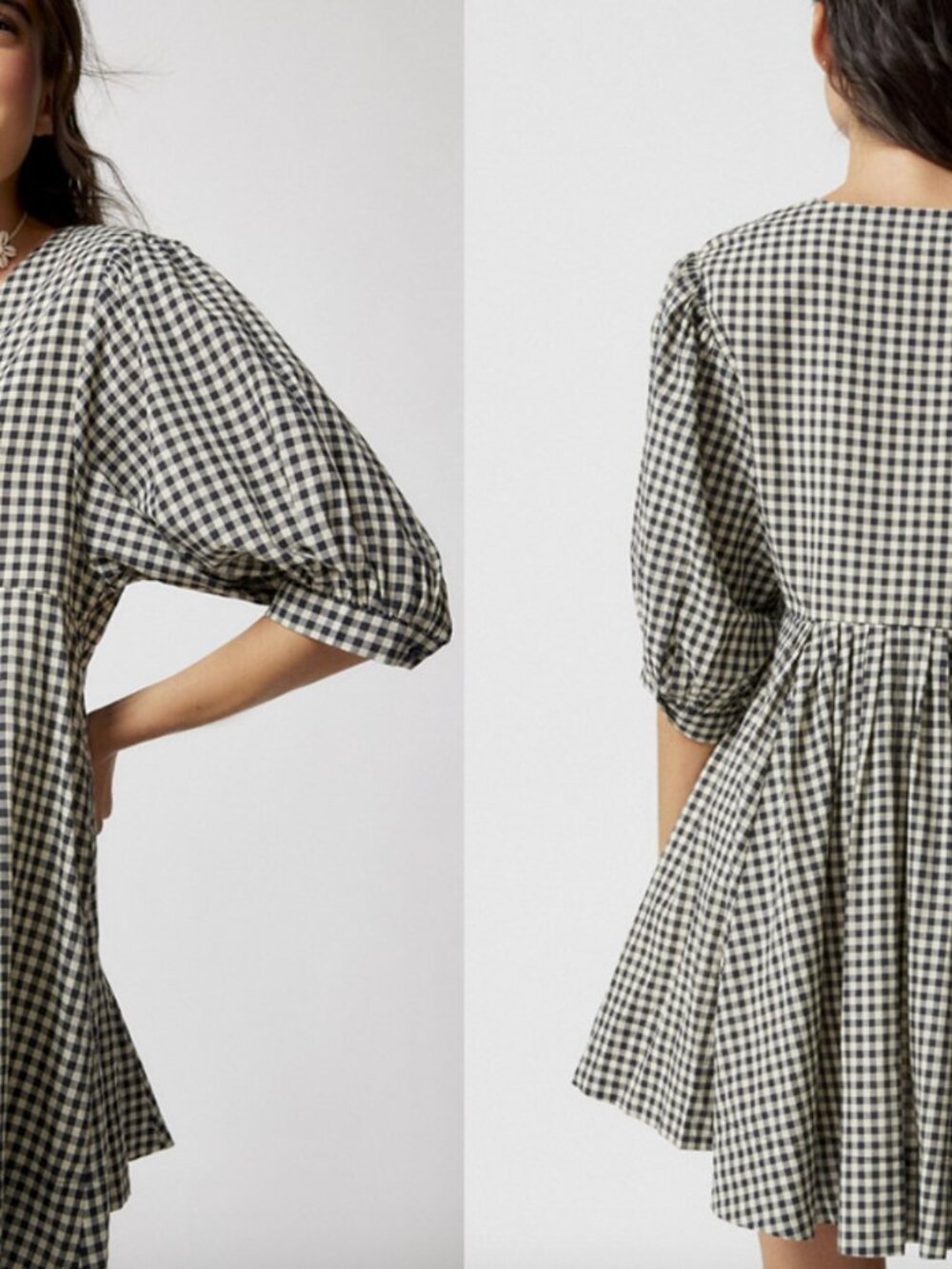 Anthropologie V Neck babydoll dress - Picture 6 of 6